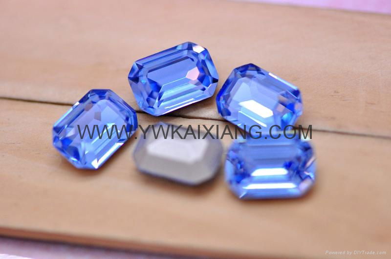 FANCY STONE, OCTAGON 4610 SHAPE, LT SAPPHIRE