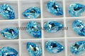 GLASS STONE, OVAL 4120 SHAPE, LT SAPPHIRE