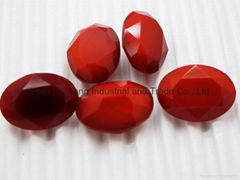 CRYSTAL BEADS, OVAL 4120 SHAPE, BK