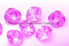 K9 Glas stone 4470 cushion cut shape crystal beads, for jewelry accessories
