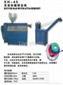 Plastic zipper machine