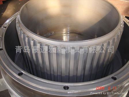 Press-on solid tyre mold 2