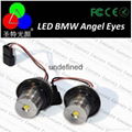 LED Headlight 60W Angel Eye Halo Light 5-Series E39 E53 E60 E63 E64 E65