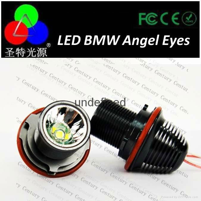 LED Headlight 60W Angel Eye Halo Light 5-Series E39 E53 E60 E63 E64 E65 3