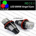 LED Headlight 60W Angel Eye Halo Light 5-Series E39 E53 E60 E63 E64 E65