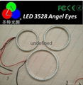 RGB 5050 LED Angel Eyes with Remote Control 8