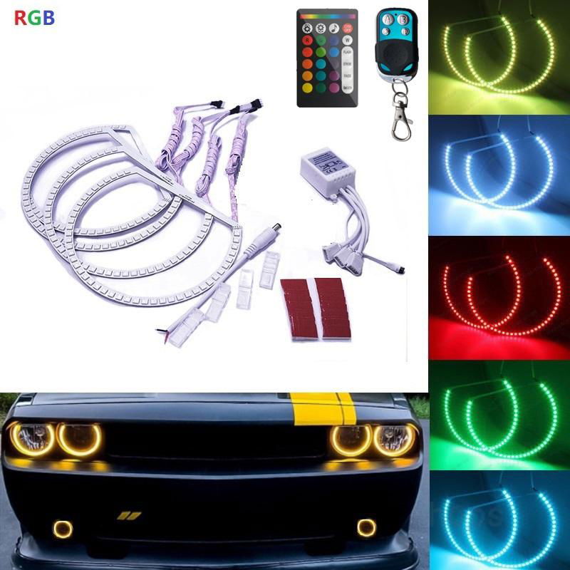 RGB 5050 4*131mm LED angel eyes for BMW 2