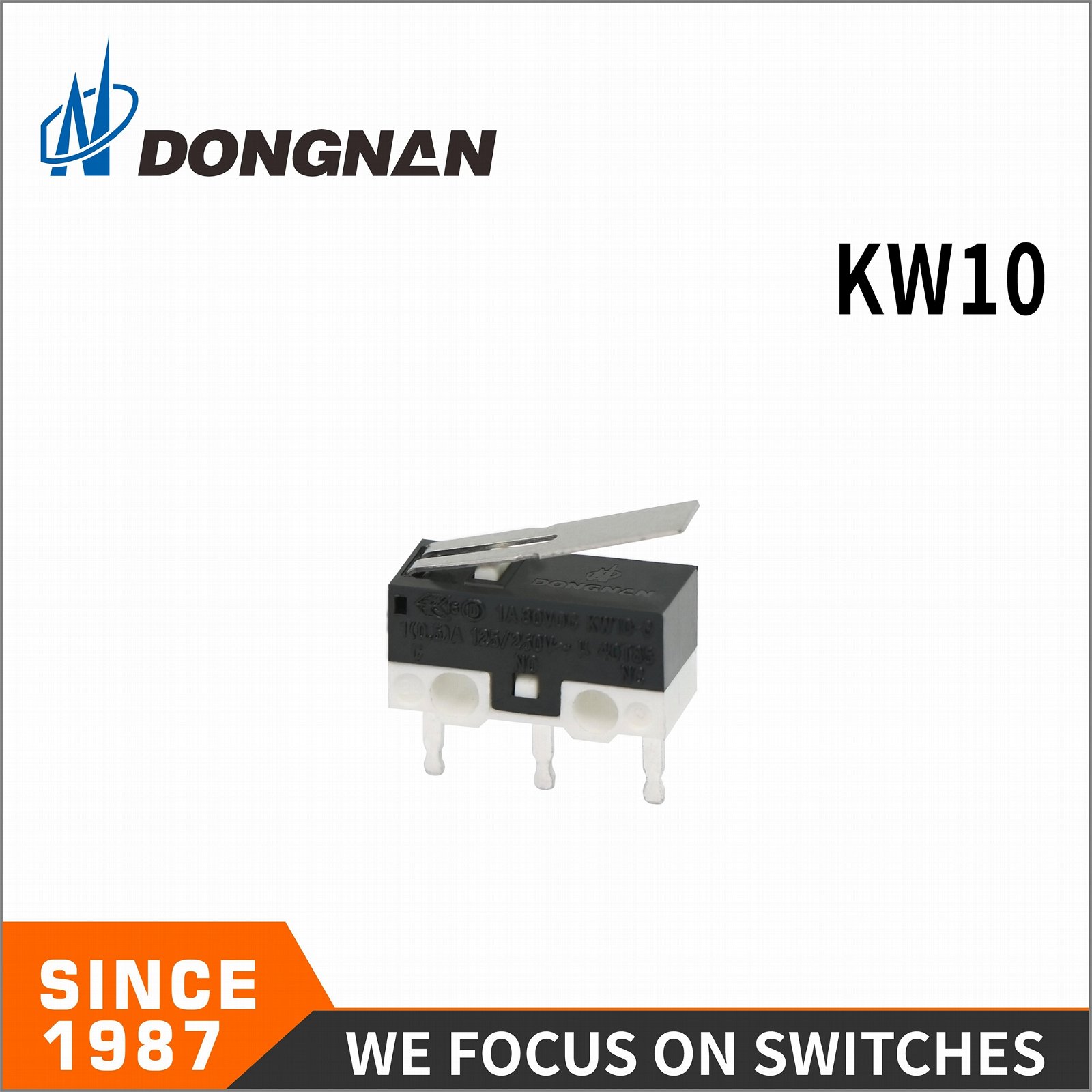 KW10大电流小型家用电器微动开关短动臂 2