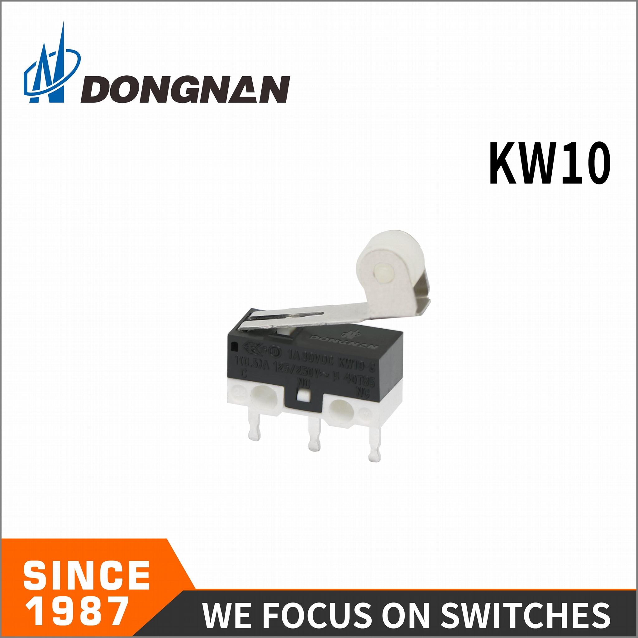 KW10大電流小型家用電器微動開關短動臂 5