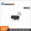 KW10大電流小型家用電器微動開關短動臂