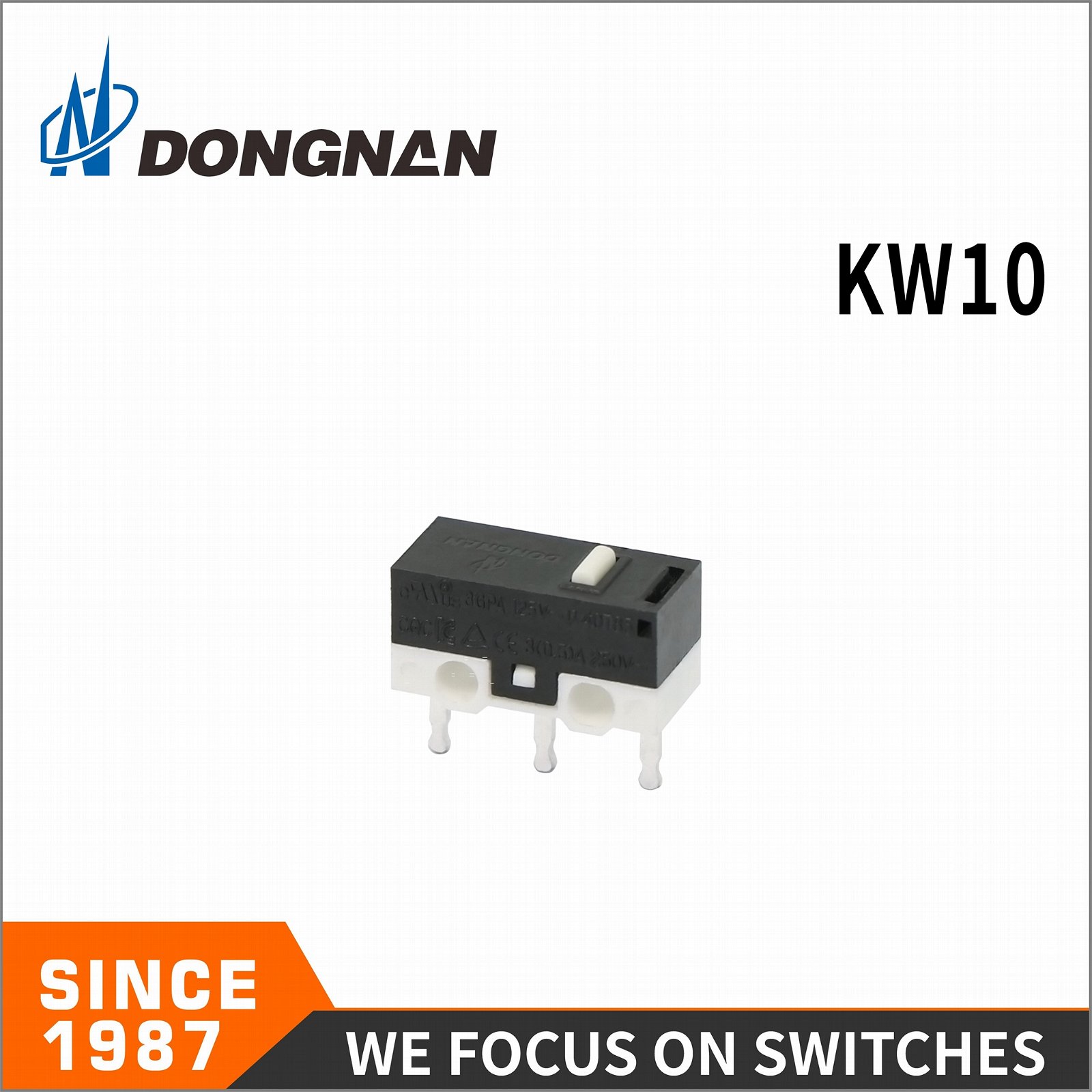 Computer Mouse Micro Switch KW10 Small Switch Manufacturer