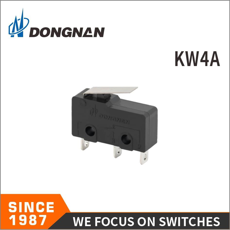 Kw4a (S) Electrical Miniature Snap Action Spdt Micro Switches with Lever 4