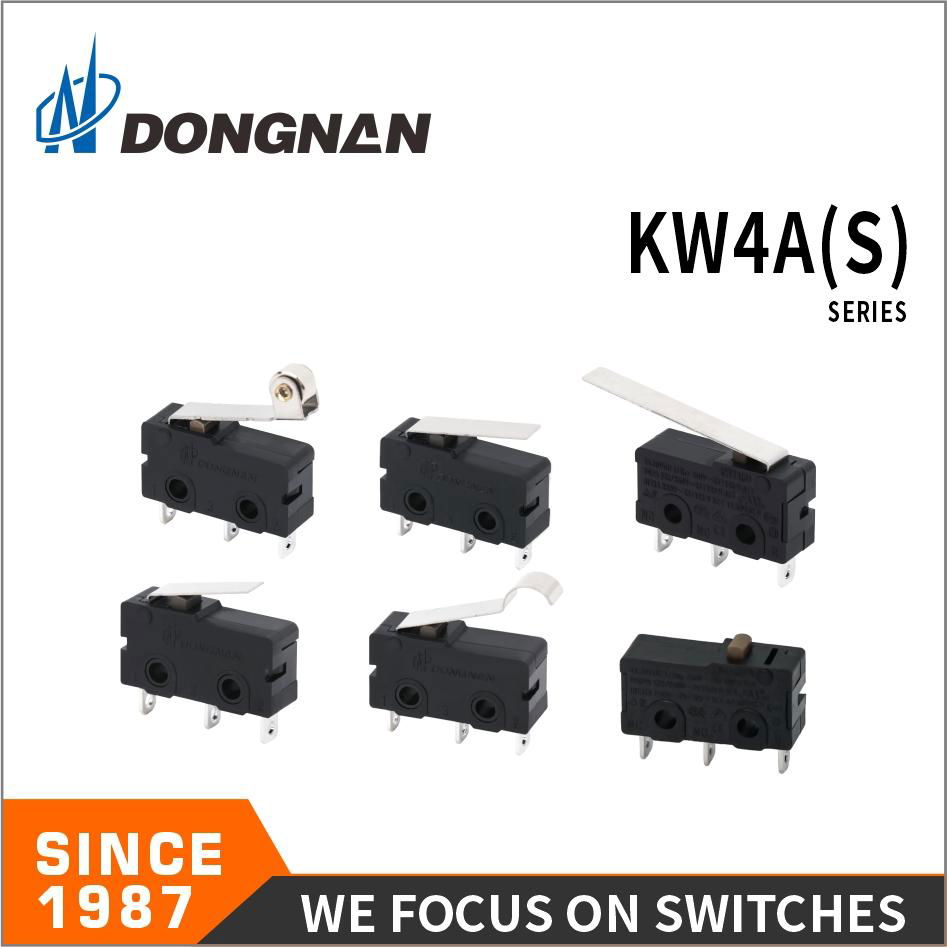 Factory Supply of High Temperature Micro Switch KW4A(S) Mini Mouse Micro Switch 4