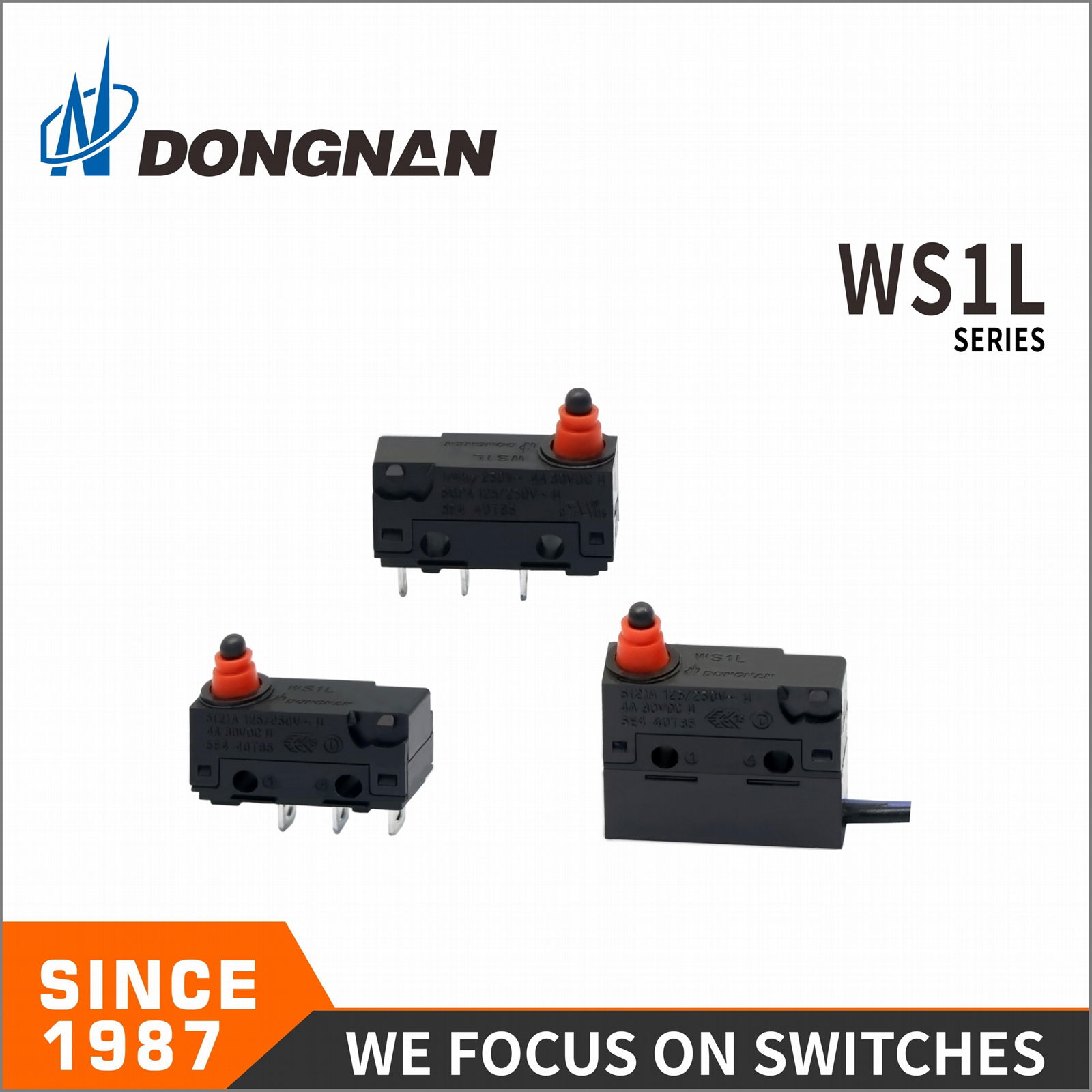 Dongnan定制 WS1L防水微动开关厂家直销 3