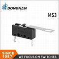 MS3家用電器微動開關定製批發