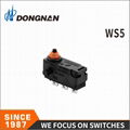 WS5防水微動開關直槓桿弧形槓桿3A 12VDC 3