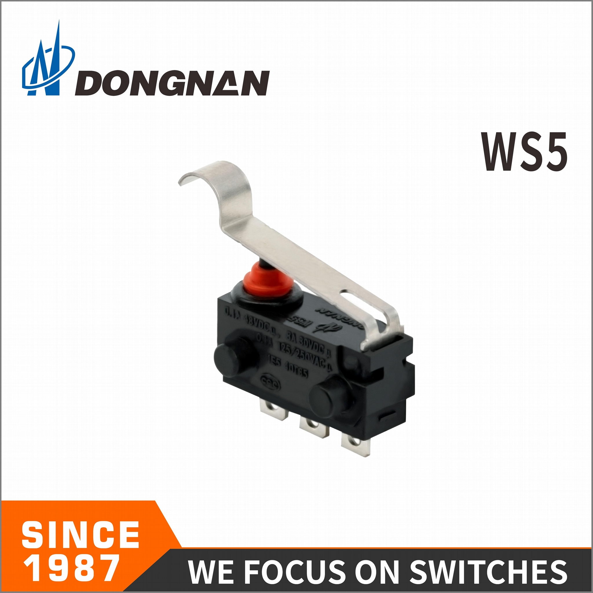 WS5汽车IP67防水开关快动微动开关可定制 2
