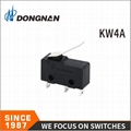 Dongnna Kw4a 3pin Electrical Miniature Snap Action Micro Switches with Lever 6