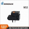 Waterproof Switch Long Life Snap Action with Long Level Push Button Micro Switch 3