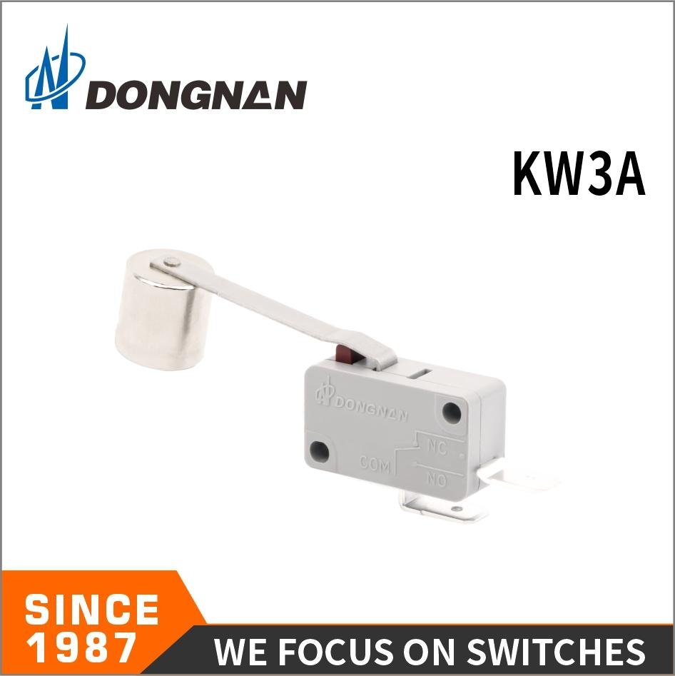 家用电器KW3A微动开关长滚轮杠杆弧形杠杆定制批发 8