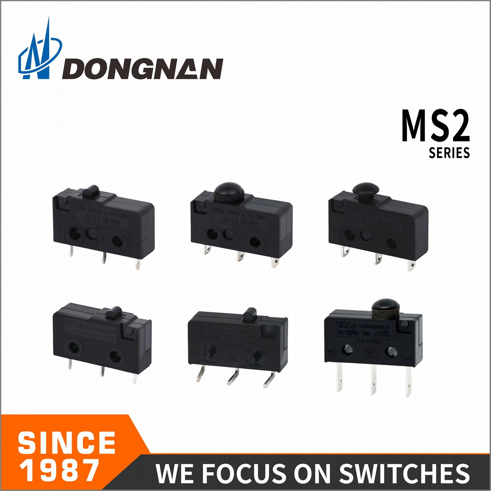 25t120 Dongnan Micro Switches Mini Micro Switch for Dryer Wholesale