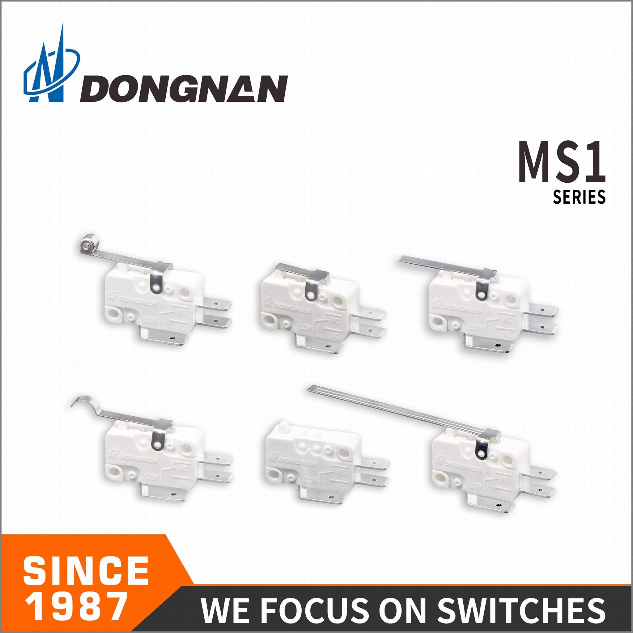 DONGNAN東南微動開關 MS1系列洗碗機淨化器開關耐高溫型按鈕開關 2