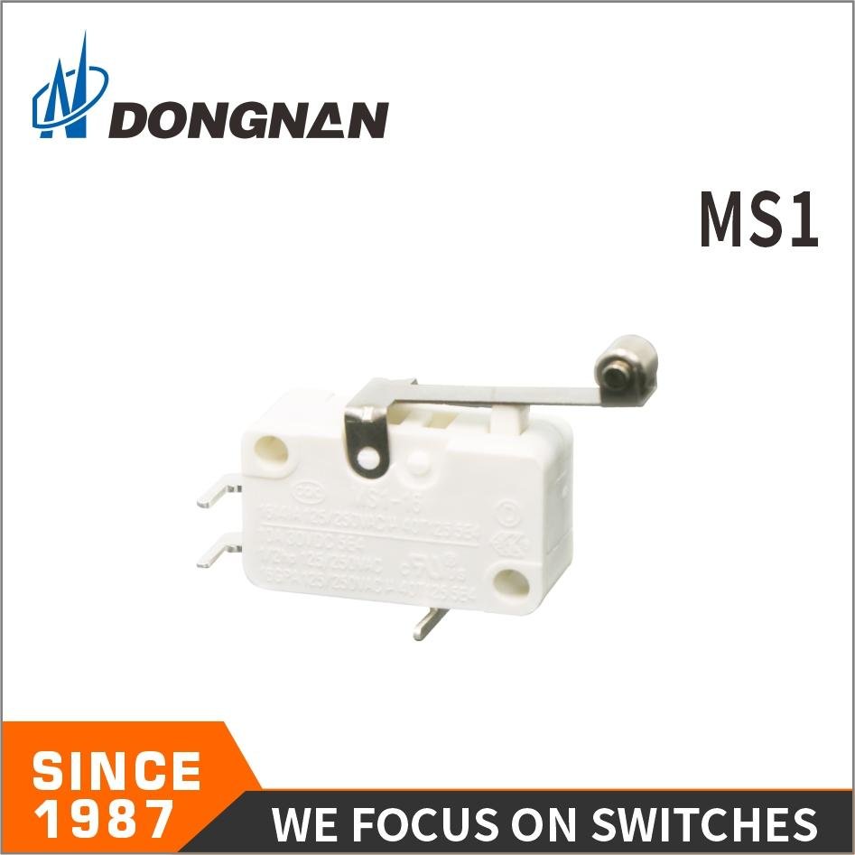 MS1系列電子設備微型開關應用於汽車電子