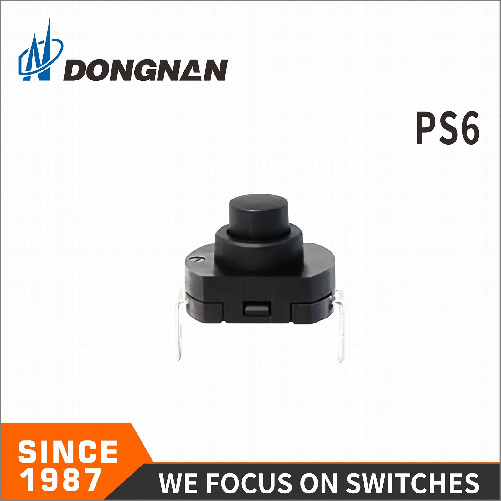 PS6 Lamps and Lanterns Push Button Switch with Locking Function