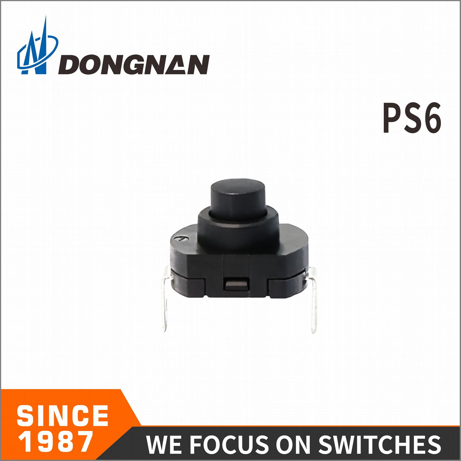 Small Volume PS6 Electric Tools and Toys Push on-off Button Switch 16A