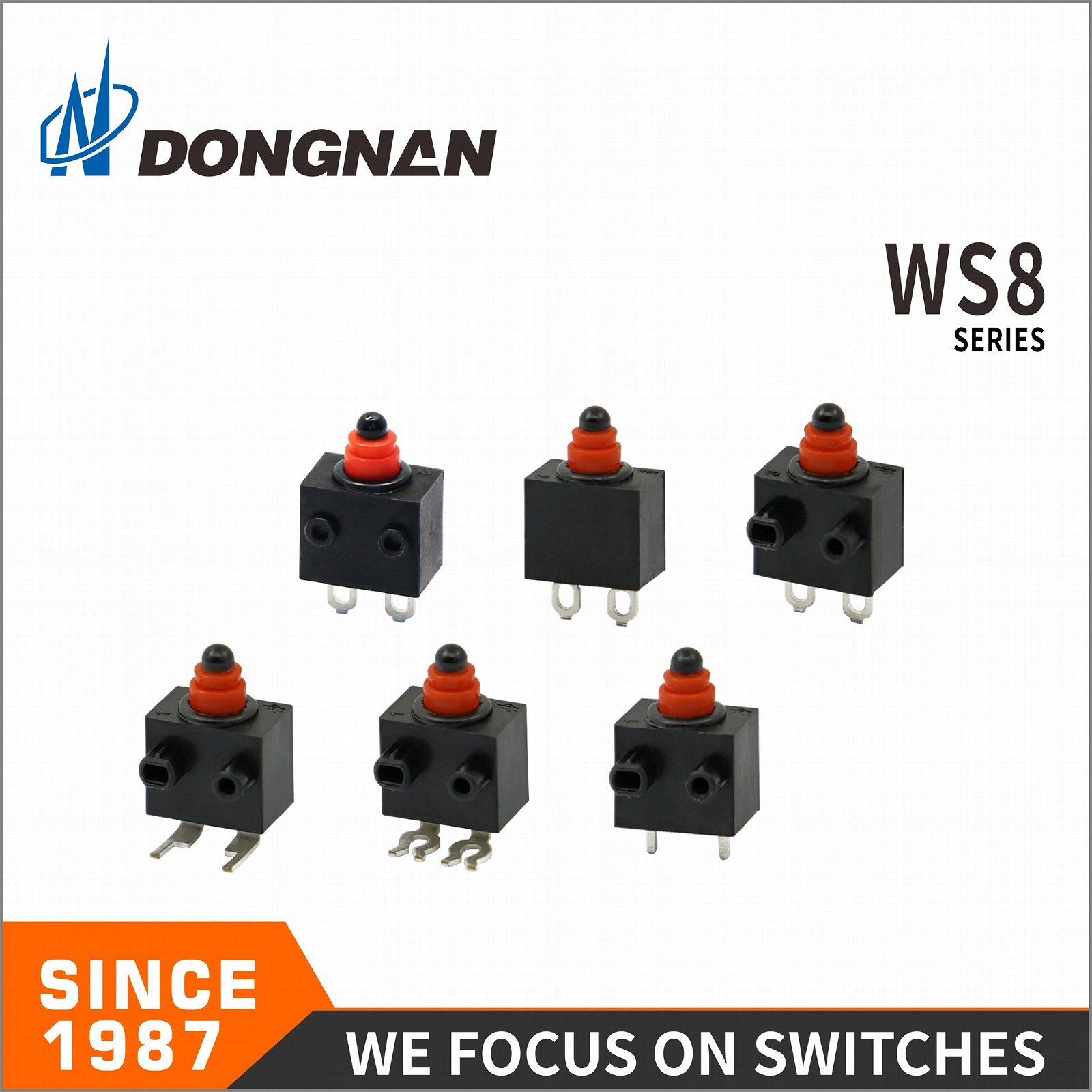  WS8 waterproof and dustproof switch for car side door and household appliances