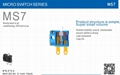 Household appliance ultra small micro switch MS7 4