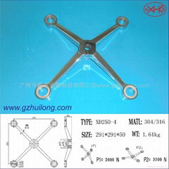 XD250-way spider for glass curtain wall fitting