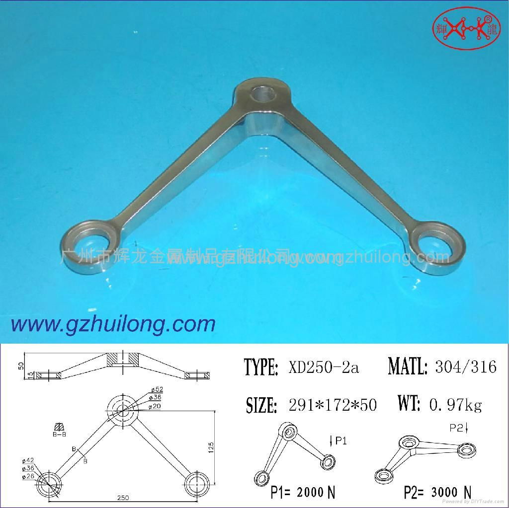 XD250-way spider for glass curtain wall fitting 2