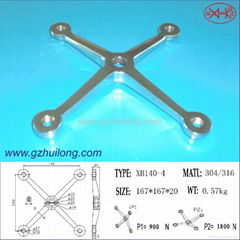 XB140-way spider for glass curtain wall fitting