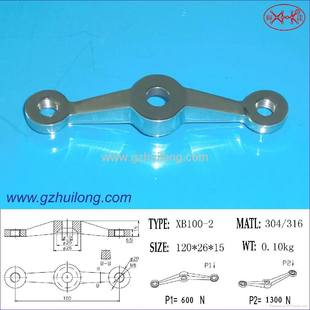 XB100-way spider for glass curtain wall fitting 3