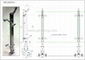 不锈钢栏杆柱 1
