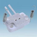 G4.0-G5.3-G6.35ceramic lamp holder in white color 2