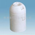 G5.3 Ceramic lamp holder / base in white color in VDE certificate 5