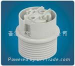 E27 plastic lamp holder / base in VDE 3