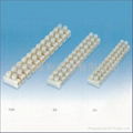 Plastic terminal block in PP / PA material