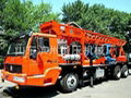 truck-mounted water well drilling rig