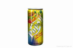 250ml Canned Mix Fruit Juice Drink--OEM