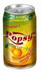 330ml Canned Orange Juice Drink