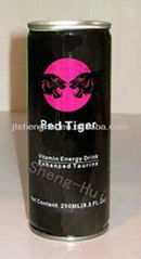 250ml "Red Tiger" Brand Canned Energy Drink---Private Label accepted