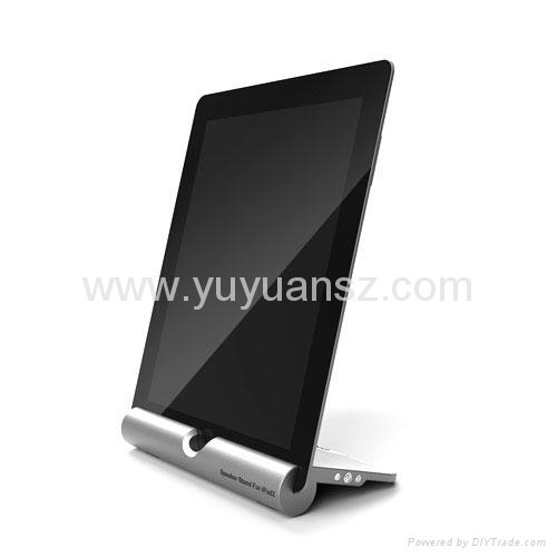 Speaker stand for iPad