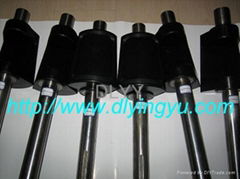 Rubber plug for plug check valve