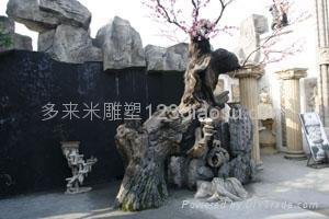 上海假山假树雕塑 2