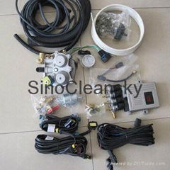 Multi-point sequential system complete set of CNG conversion kits for vehicle