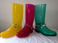 女靴（绿）_橡塑雨靴 2