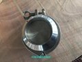 3A SMS DIN sanitary welded butterfly valve and check valve 4